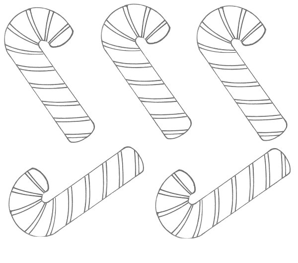 Рождественский леденец трость