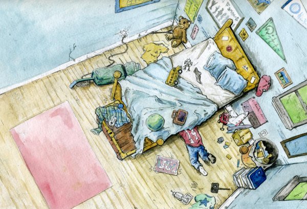 Беспорядок иллюстрации