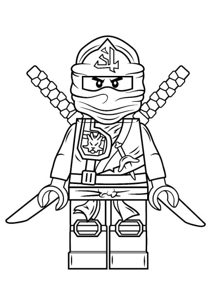 Раскраска Ниндзяго Ллойд