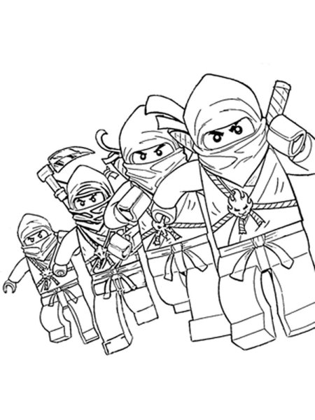Раскраски LEGO Ninjago
