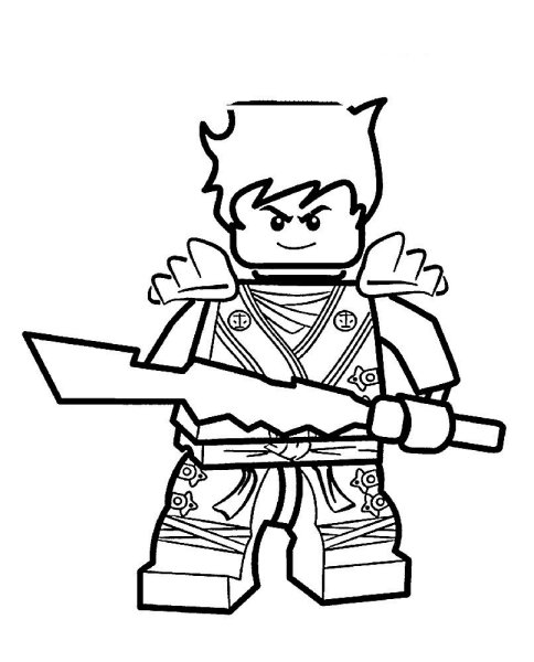 Лего Ниндзяго раскраска