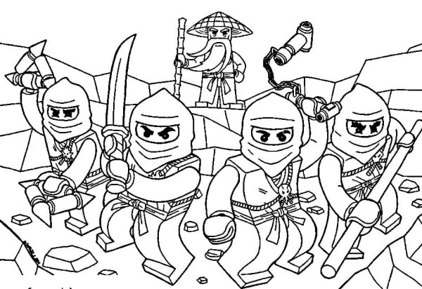 Раскраски LEGO Ninjago