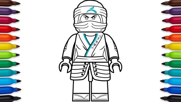 Рисование лего Ниндзяго