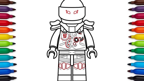 Нарисовать лего Ниндзяго Гармадон