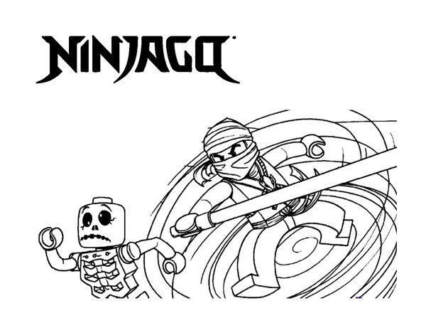 Трафарет лего Ниндзяго