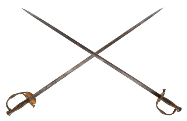 Скрещенные шпаги фехтование