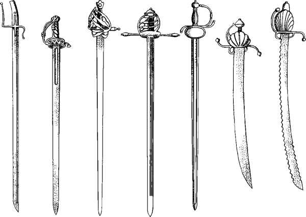 Палаш чертеж