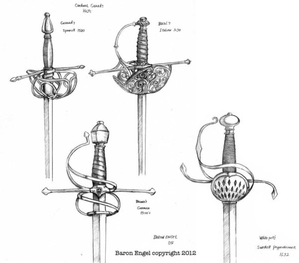 Эфес Рапиры строение