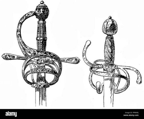 Шпага Эфес гравюра