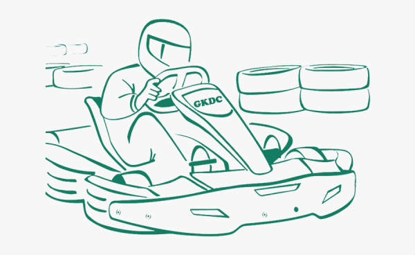 Картинг раскраска