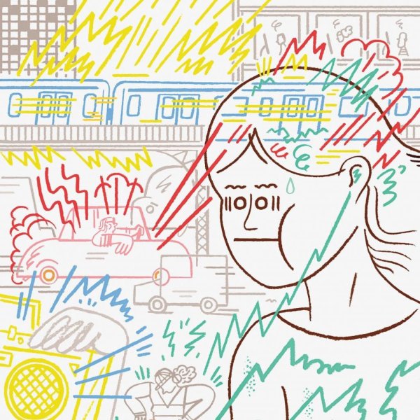 Шумовое загрязнение иллюстрации