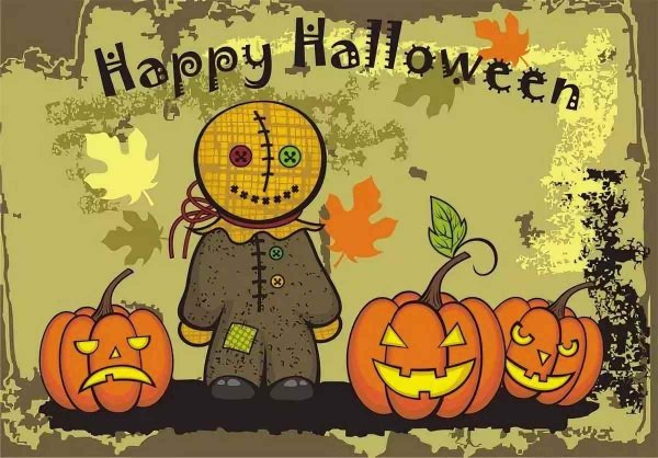 Открытка на Хэллоуин