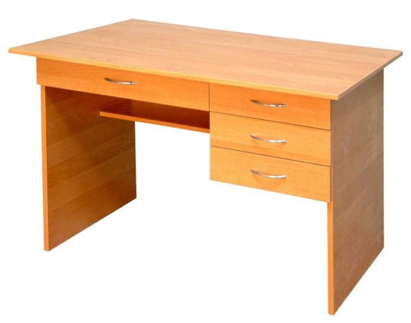 Желтый стол