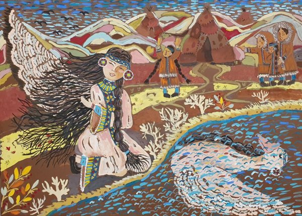 Иллюстрации к сказке Айога