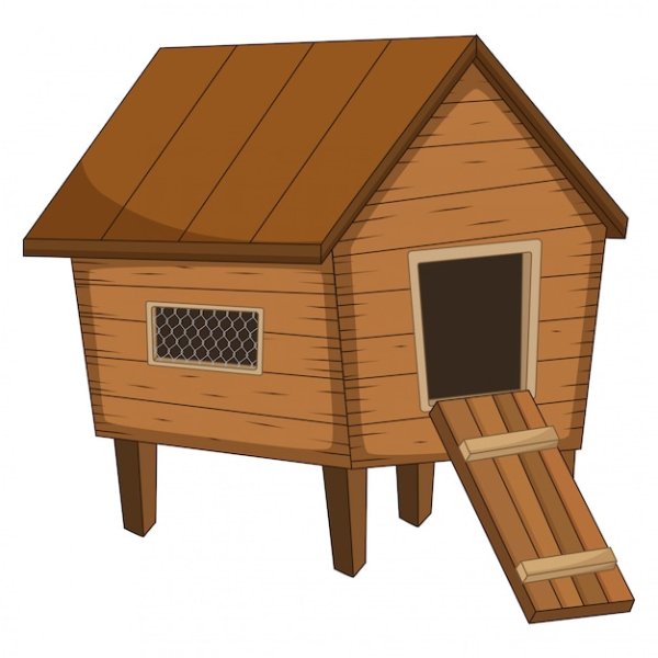 Курятник вектор