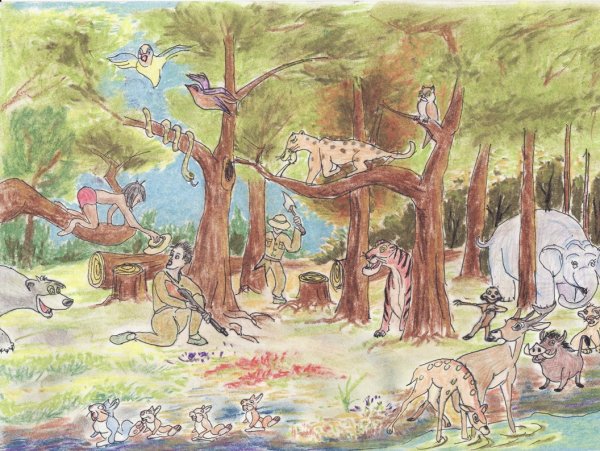 Рисунок звучащей природы