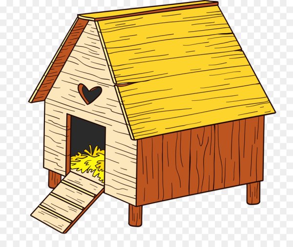 Домик для курочки с цыплятами