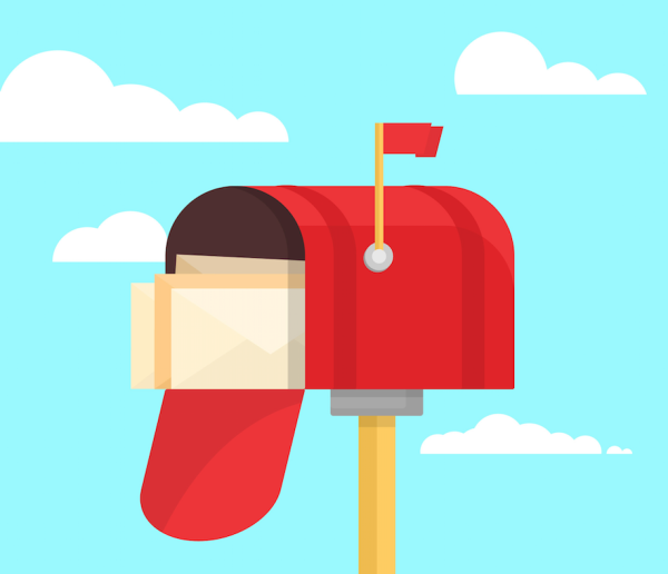 Ящик почтовый "домик-Элит" с замком