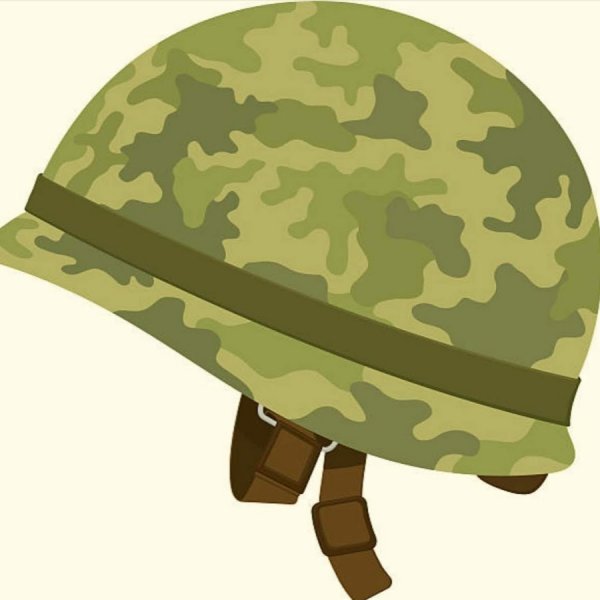 Мультяшный военный шлем