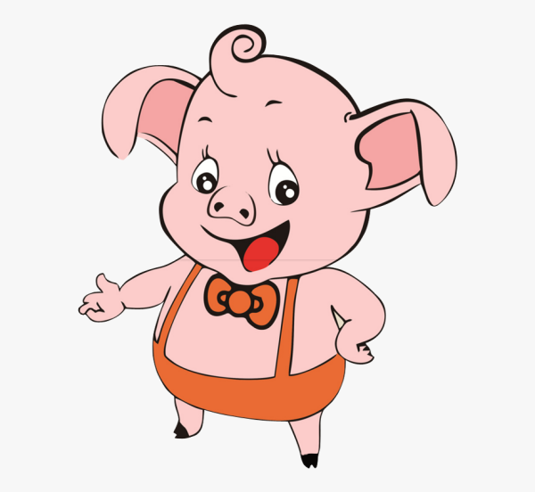 Поросенок мультяшный