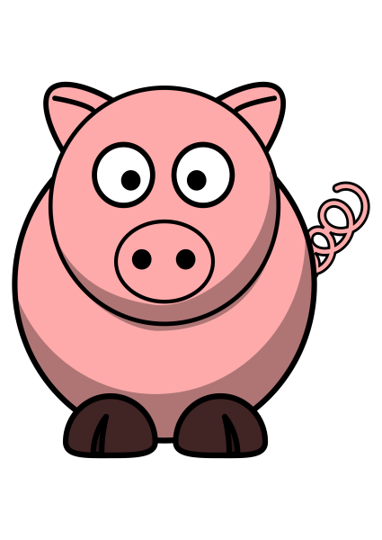 Свинья розовая