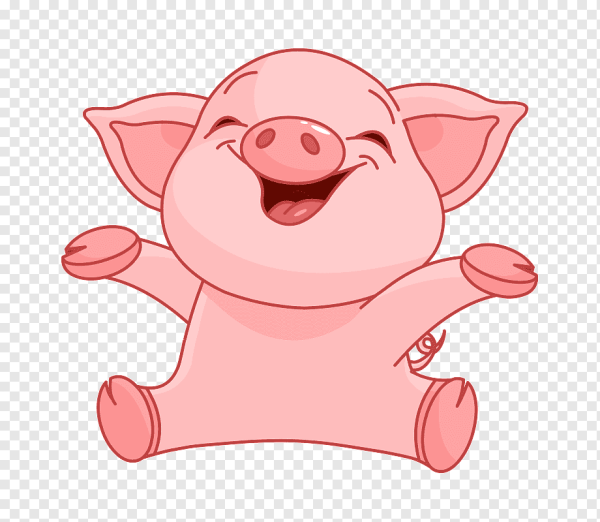 Поросенок мультяшный