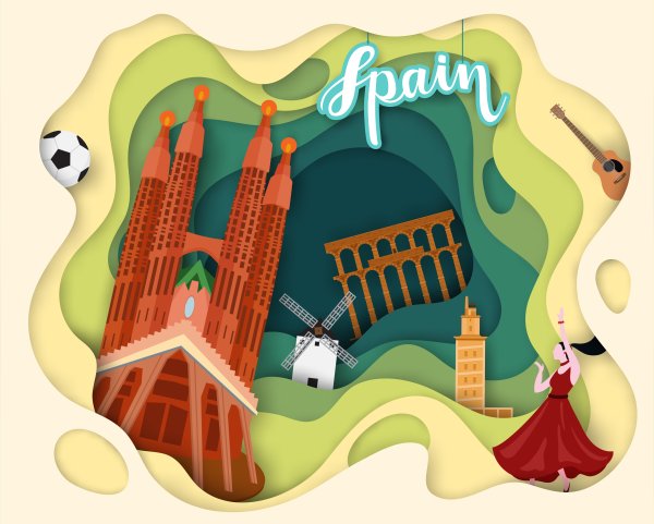 Испания иллюстрации