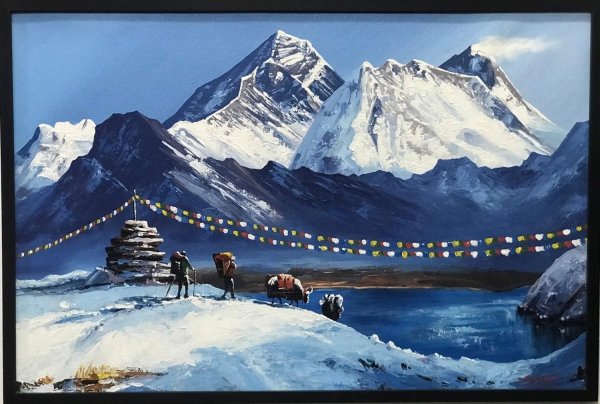 Картина горы Эверест