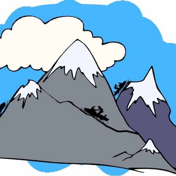 Эверест гора мультяшная
