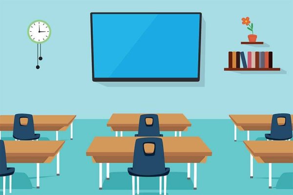Мультяшный класс в школе