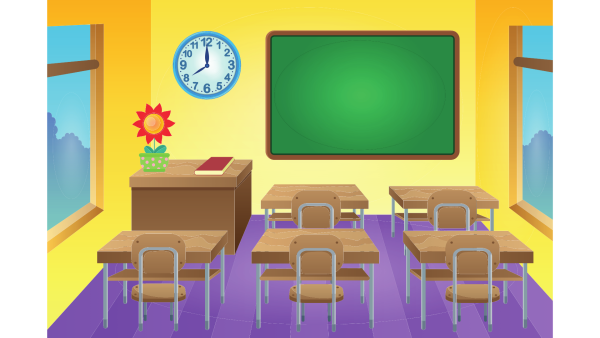 Нарисовать школьный кабинет