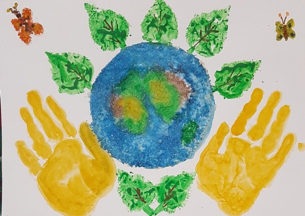 Зеленое будущее планеты рисунок