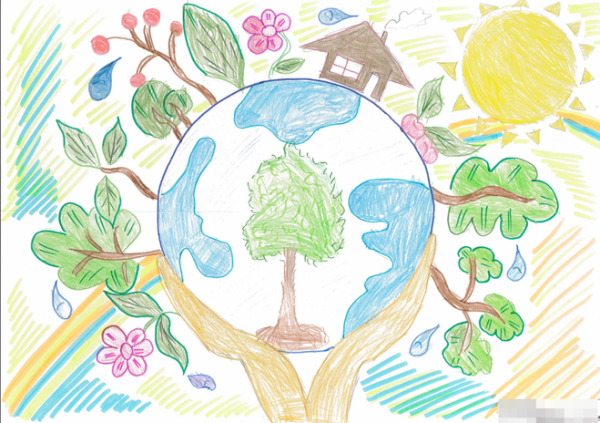 Рисунок на тему день земли