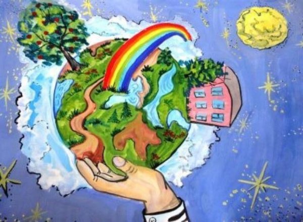 Планета рисунок