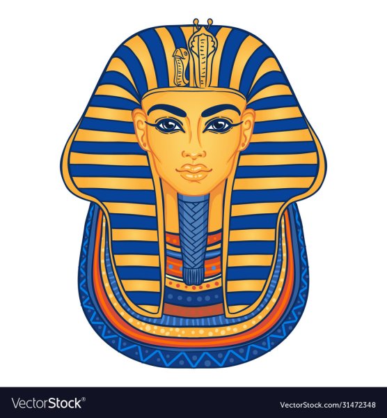 Фараон Египта Тутанхамон эскиз