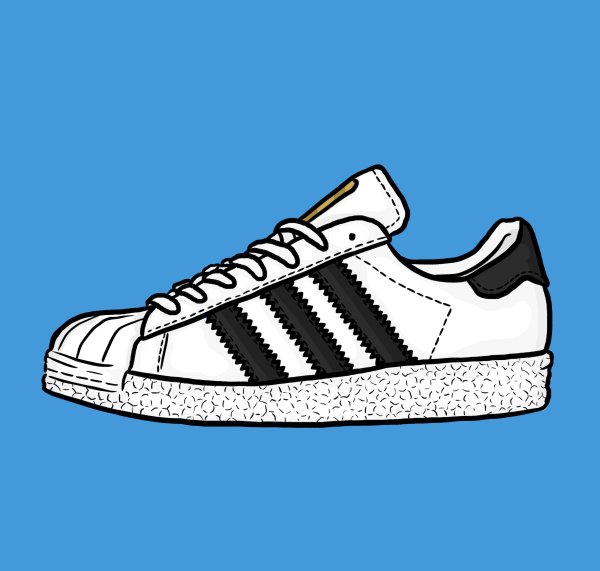 Кроссовки адидас вектор