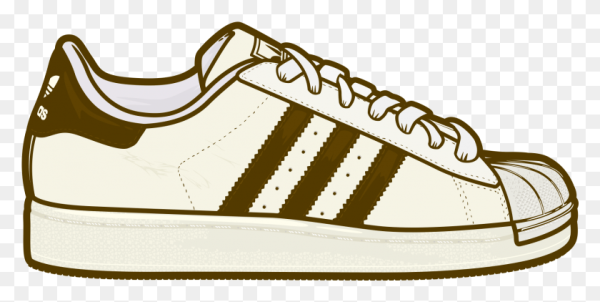 Кроссовок адидас вектор