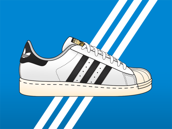 Superstar adidas вектор