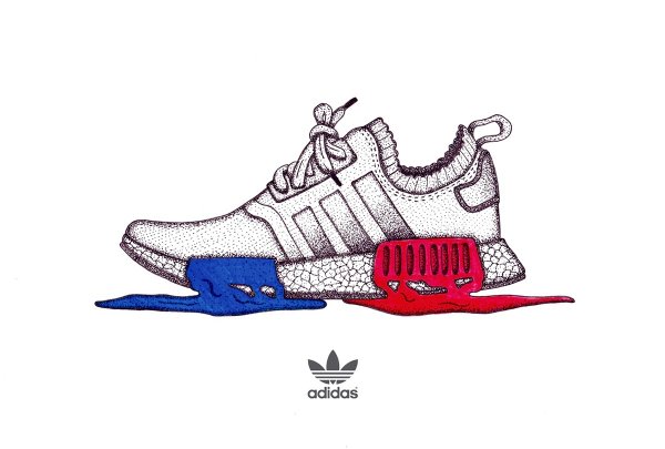 Drawing adidas Shoes NMD