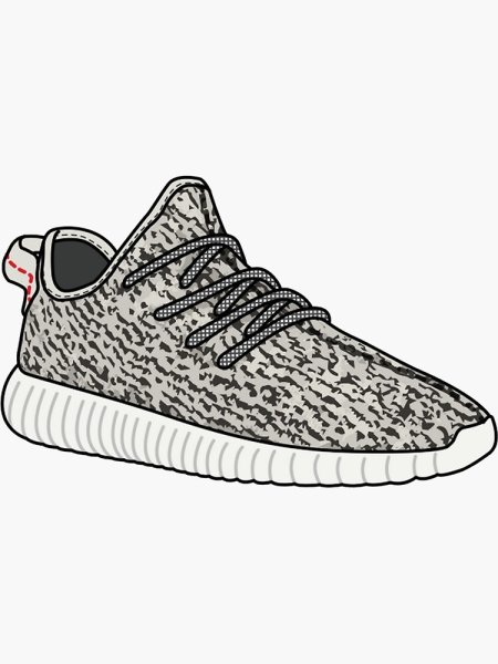 Yeezy 350 рисунок