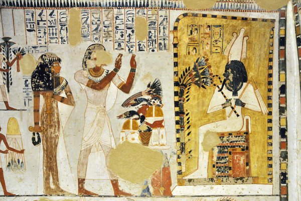 Фараон и вельможи в древнем Египте