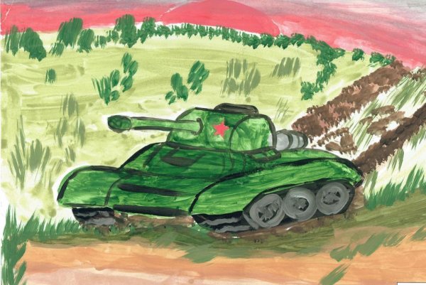 Рисунок на тему оружие Победы