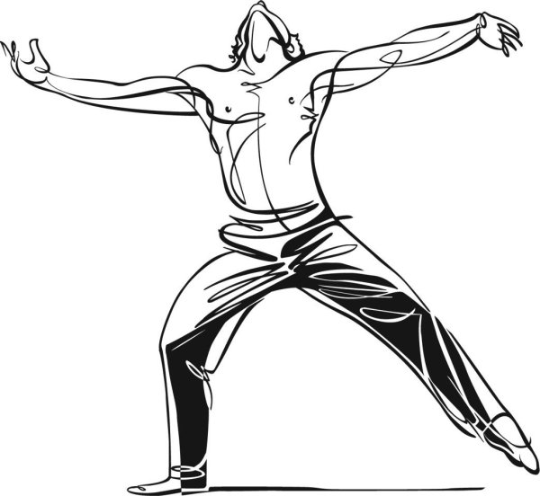 Танцор эскиз