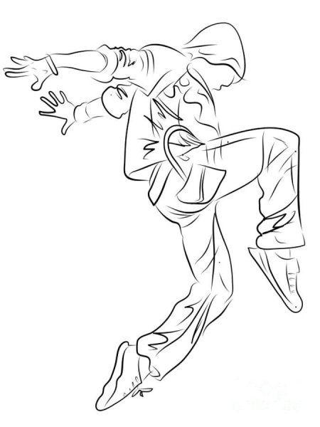 Нарисовать танцора