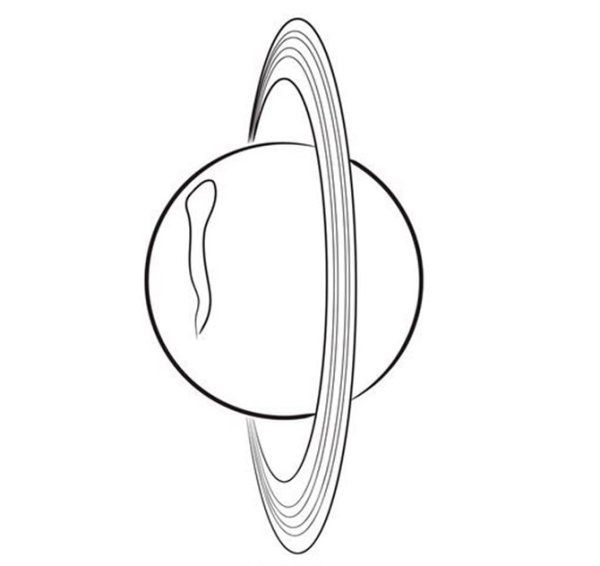 Планета Уран раскраска