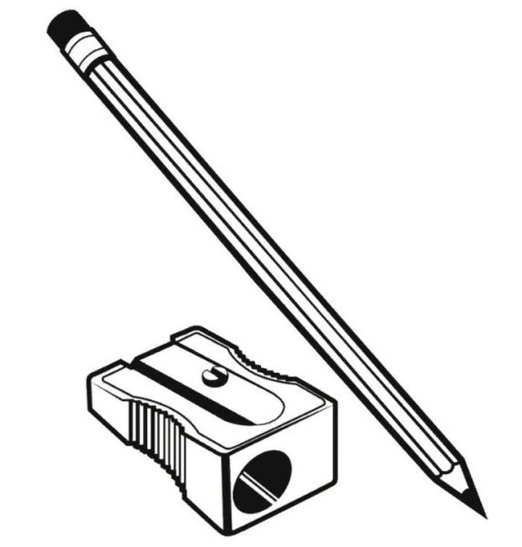 Школьные принадлежности точилка