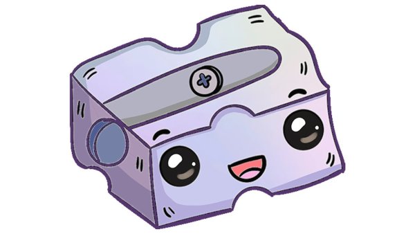 Точилка Каваи рисунок