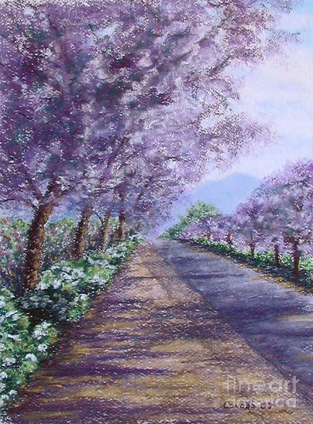 Картина в лиловых тонах