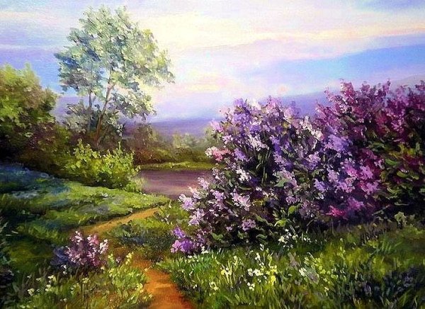 Художник anca Bulgaru пейзажи