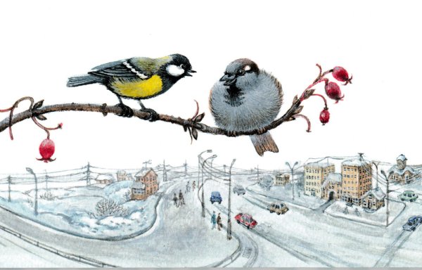 Синичкин календарь Бианки синичка